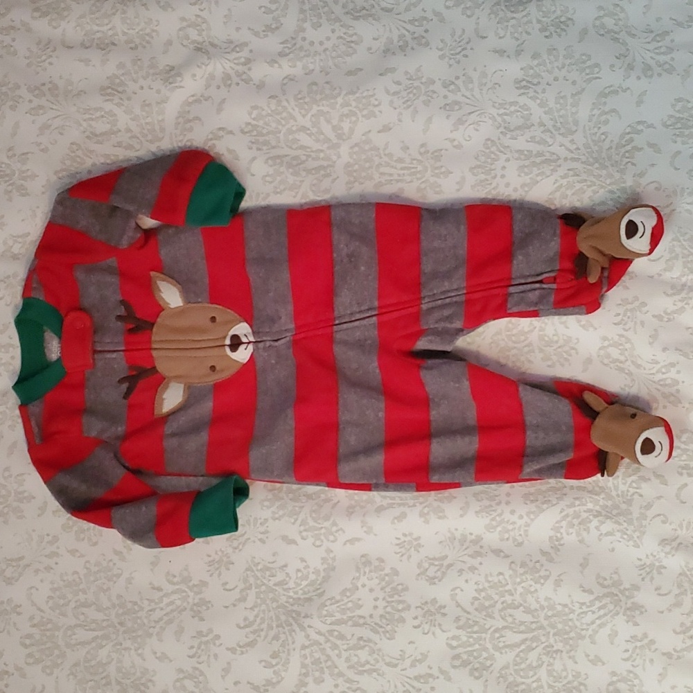 Deer christmas Sleeper outfit
